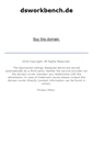 Mobile Screenshot of dsworkbench.de